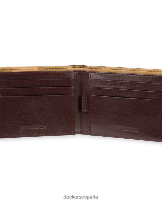billetera delgada hombres Dockers marrón accesorios 8F0406954