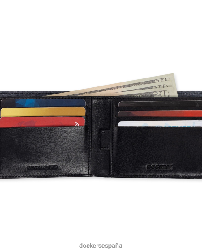 billetera delgada hombres Dockers negro accesorios 8F0406955