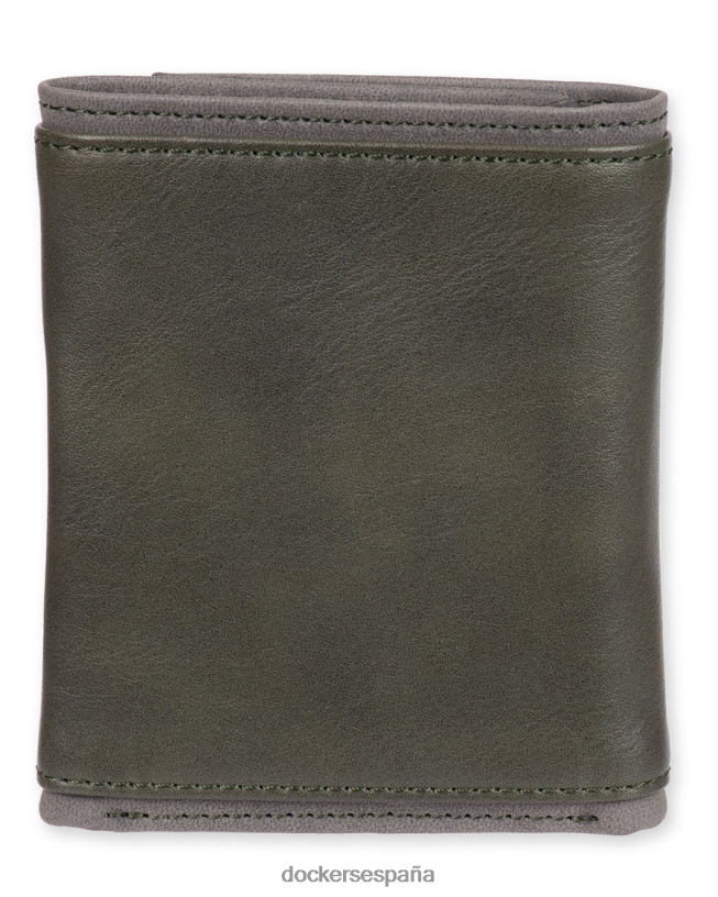 billetera triple con divisor de billetes hombres Dockers verde oliva accesorios 8F0406950