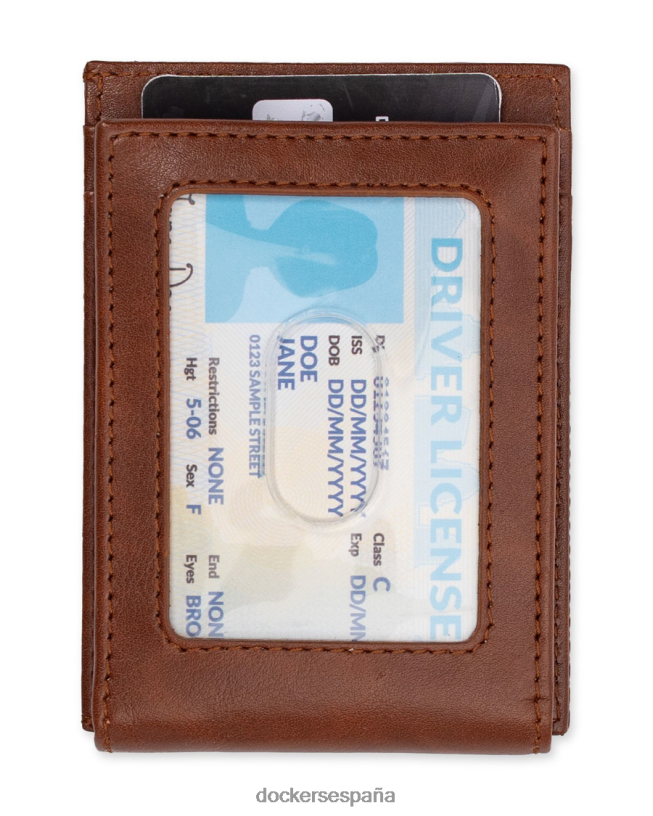 cartera ancha fpw magnética hombres Dockers broncearse accesorios 8F0406944
