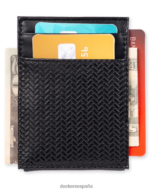 cartera ancha fpw magnética hombres Dockers negro accesorios 8F0406945