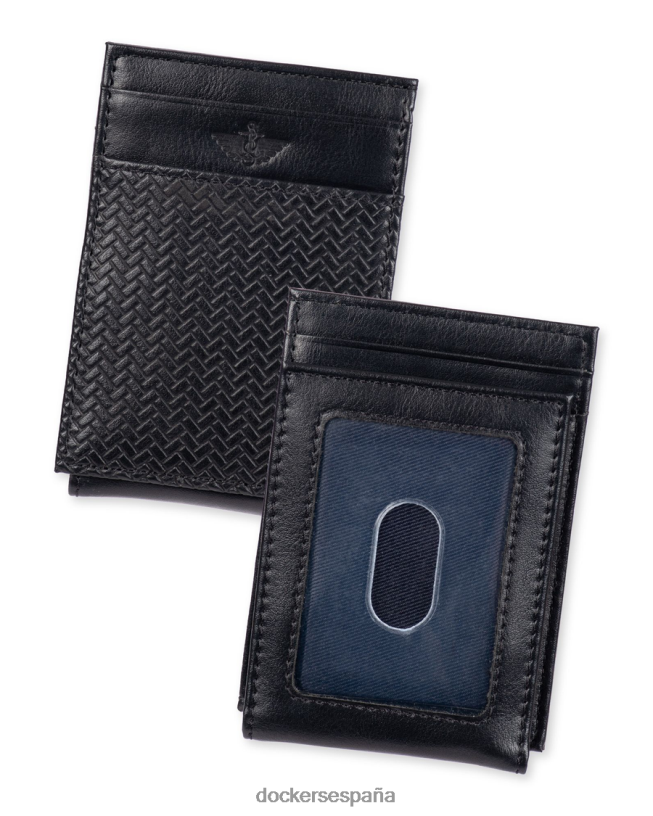 cartera ancha fpw magnética hombres Dockers negro accesorios 8F0406945
