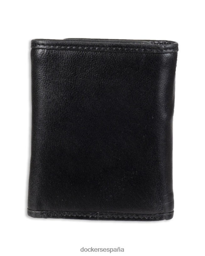 cartera triple con capacidad extra en espiga hombres Dockers negro accesorios 8F0406906