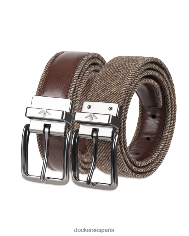cinturón de tela reversible, 35 mm hombres Dockers marrón accesorios 8F0406981