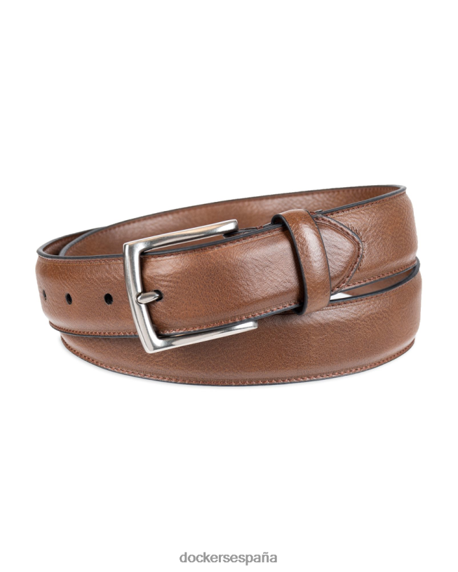cinturón elástico con borde de plumas hombres Dockers marrón accesorios 8F0406962