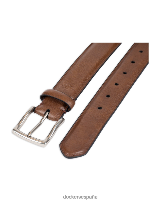 cinturón elástico con borde de plumas hombres Dockers marrón accesorios 8F0406962