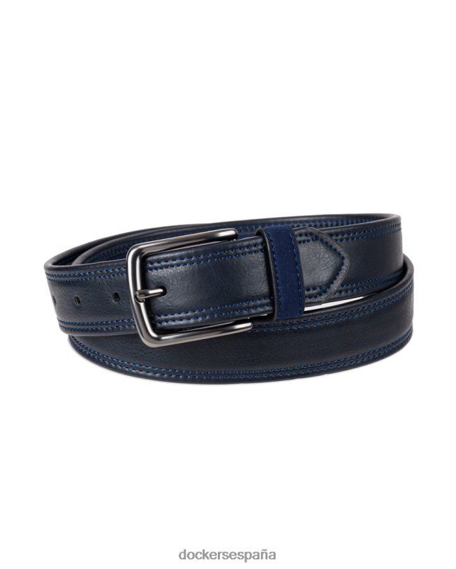 cinturón elástico redondo cortado hombres Dockers Azul marino accesorios 8F0406999