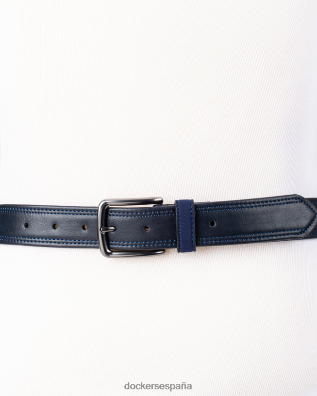 cinturón elástico redondo cortado hombres Dockers Azul marino accesorios 8F0406999