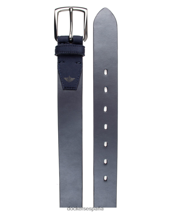cinturón redondo cortado hombres Dockers Azul marino accesorios 8F0406923
