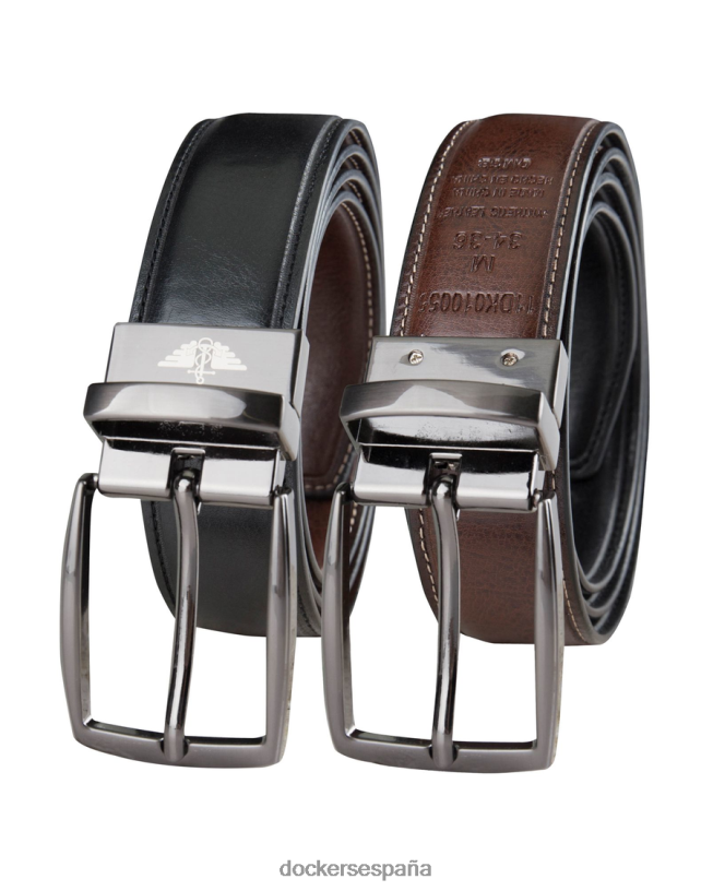 cinturón reversible hombres Dockers negro/bronceado accesorios 8F0406966
