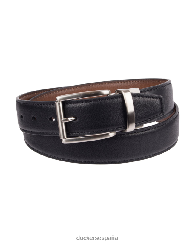 cinturón reversible refinado hombres Dockers negro y coñac accesorios 8F0406928