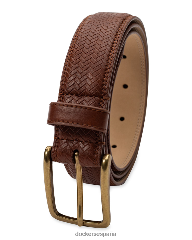 cinturón tejido de cestería con borde de plumas, 32 mm hombres Dockers broncearse accesorios 8F0406933