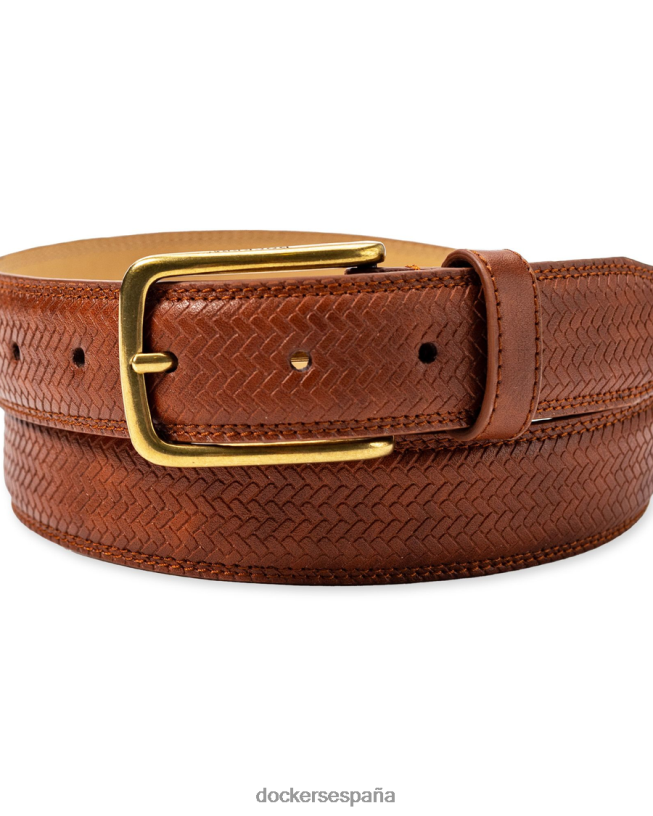 cinturón tejido de cestería con borde de plumas, 32 mm hombres Dockers broncearse accesorios 8F0406933