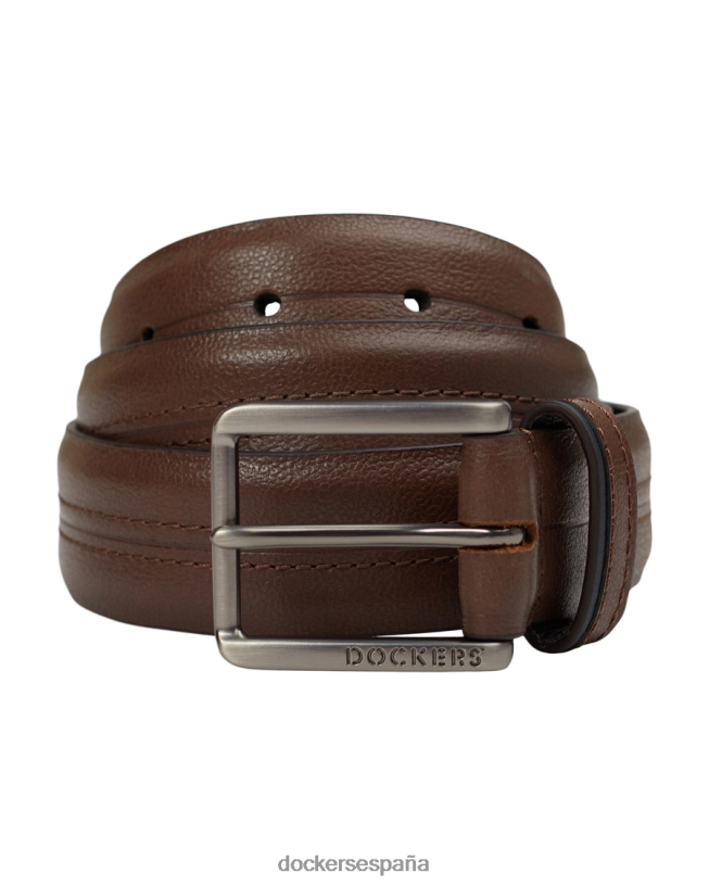 cinturón tipo arnés con borde de plumas hombres Dockers marrón accesorios 8F0406919