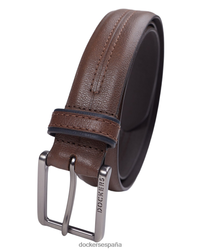 cinturón tipo arnés con borde de plumas hombres Dockers marrón accesorios 8F0406919