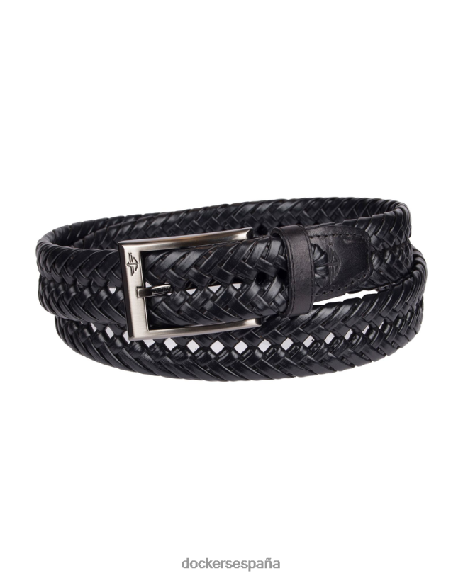 cinturón trenzado hombres Dockers negro accesorios 8F0406975
