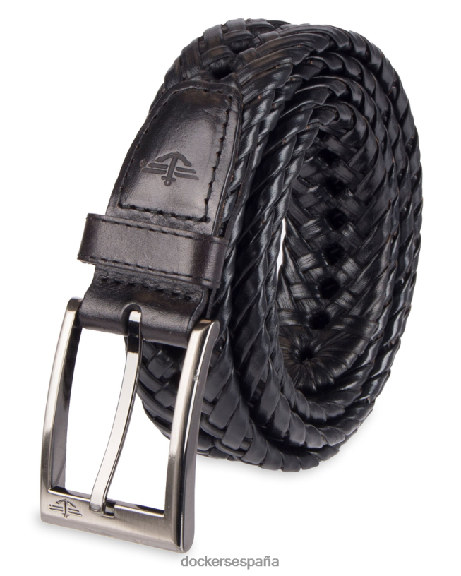 cinturón trenzado hombres Dockers negro accesorios 8F0406975