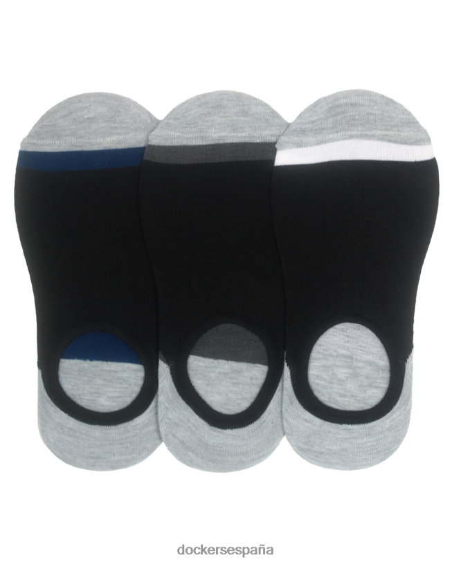 protectores de calcetines, paquete de 3 hombres Dockers negro/azul marino accesorios 8F0406911