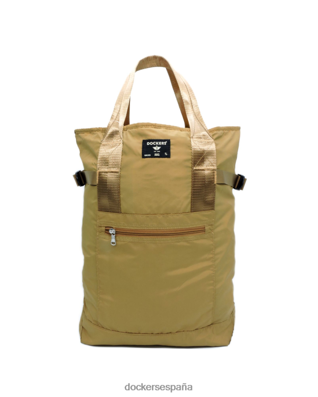 mochila plegable hombres Dockers bolso de lona - tostado accesorios 8F0406969