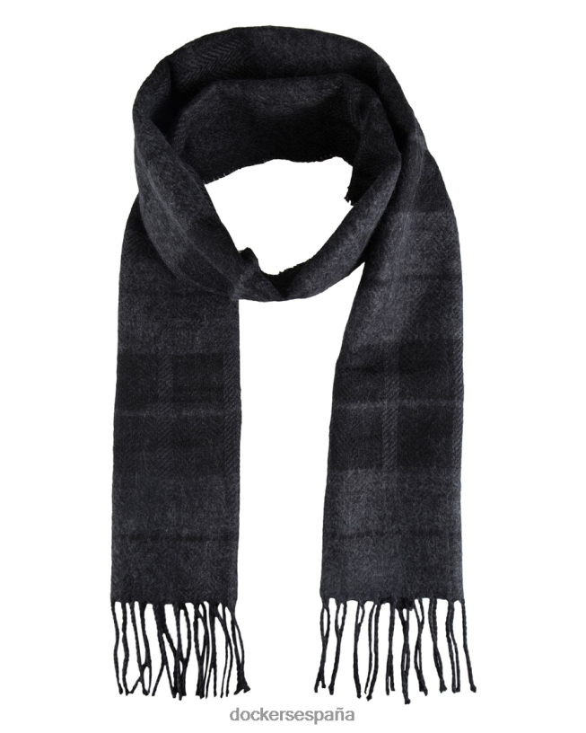bufanda reversible a cuadros hombres Dockers carbón - negro accesorios 8F0406997