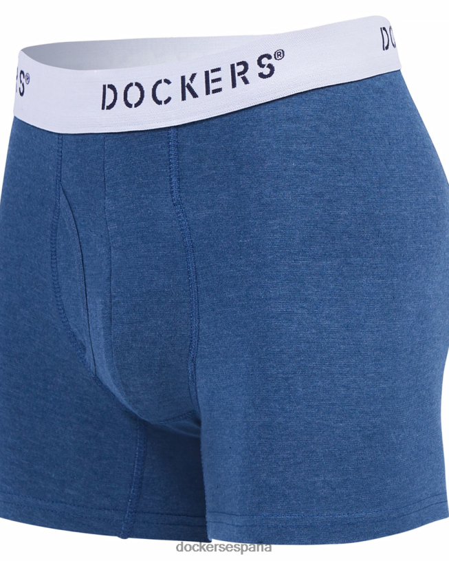 Calzoncillos bóxer de algodón elástico, paquete de 4 hombres Dockers ancla azul marino - azul accesorios 8F0406931
