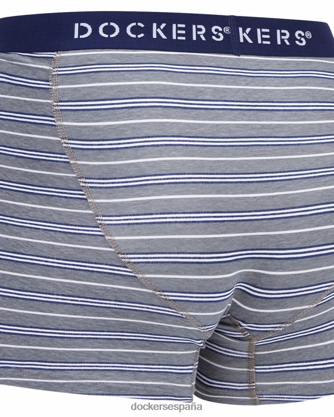 Calzoncillos bóxer de algodón elástico, paquete de 4 hombres Dockers raya azul marino - azul accesorios 8F0406932