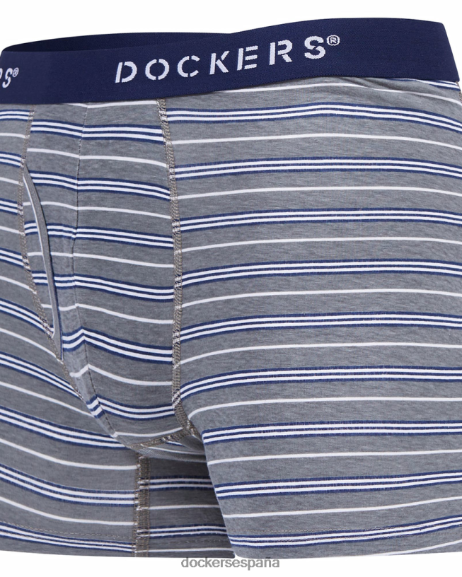 Calzoncillos bóxer de algodón elástico, paquete de 4 hombres Dockers raya azul marino - azul accesorios 8F0406932