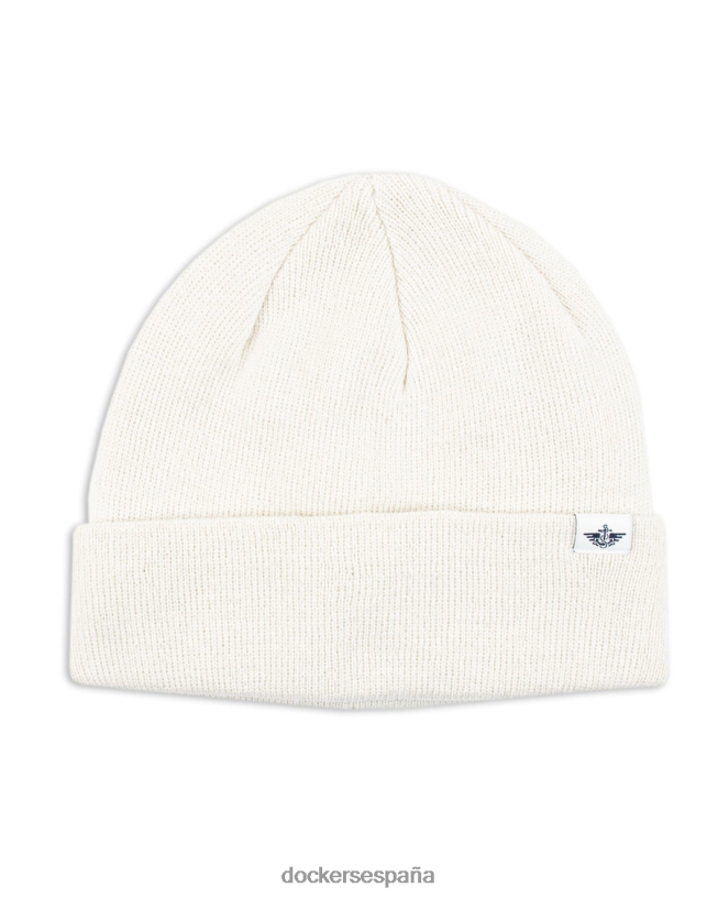 Gorro de pescador reciclado de punto doble hombres Dockers crema accesorios 8F0406992