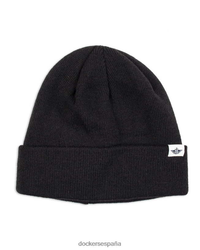 Gorro de pescador reciclado de punto doble hombres Dockers negro accesorios 8F0406989