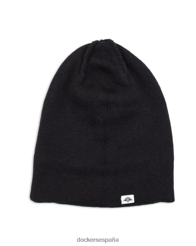 Gorro de pescador reciclado de punto doble hombres Dockers negro accesorios 8F0406989