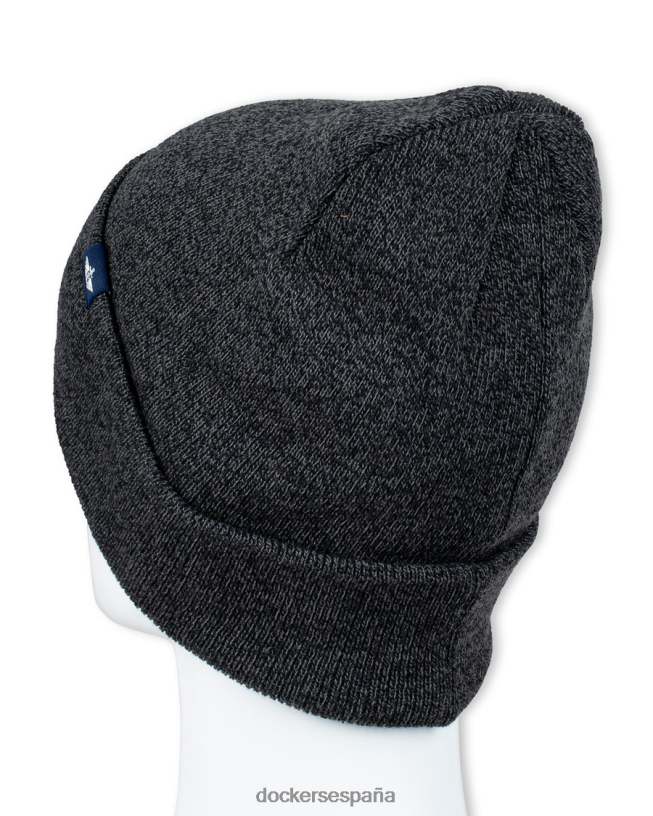 Gorro reciclado de 6 pinzas en punto canalé de hilo de 2 tonos hombres Dockers negro accesorios 8F0406943