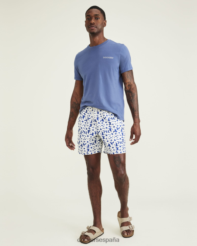 bañador monterey de 6,5" hombres Dockers azul índigo - azul ropa 8F0406260