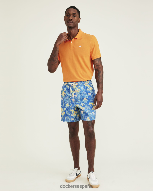 bañador tipo bañador harbour de 7" hombres Dockers Azul marino ropa 8F0406246