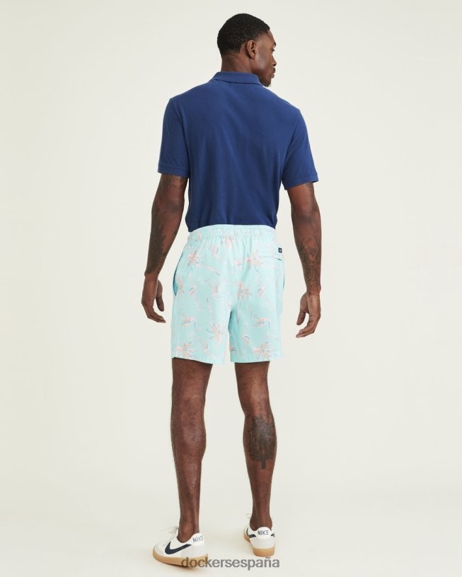 bañador tipo bañador harbour de 7" hombres Dockers azul turquesa ropa 8F0406247