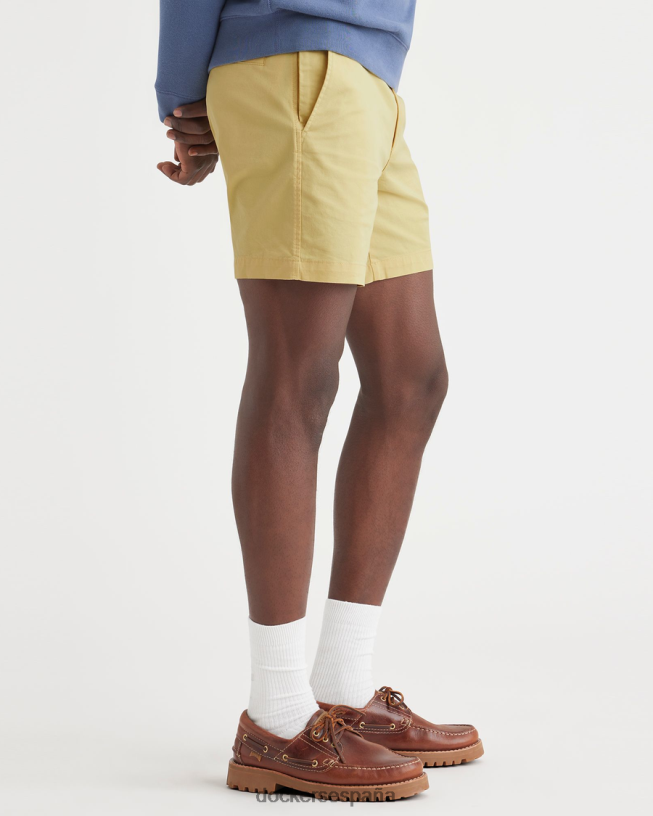 último corto de 6" hombres Dockers rodaja de piña - amarilla ropa 8F0406297