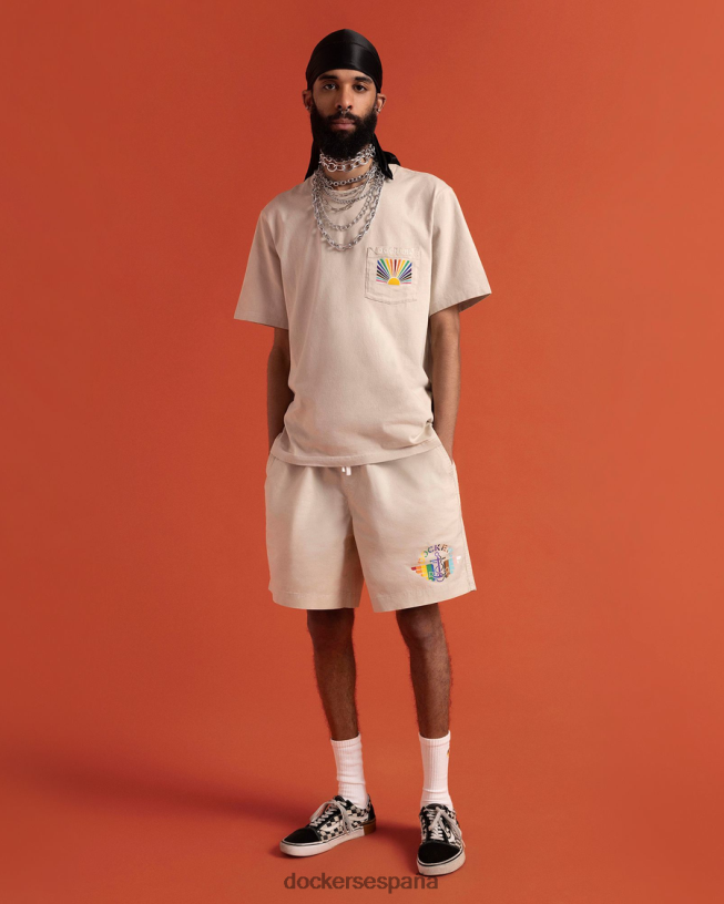 orgullo corto hombres Dockers caqui safari - tostado ropa 8F0406442