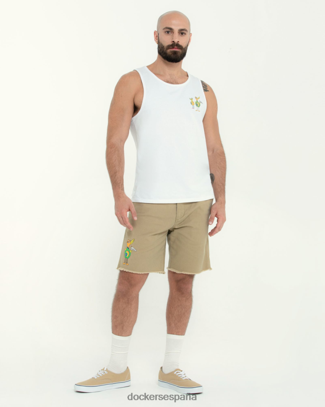 orgullo corto hombres Dockers cosechar oro y pájaros - bronceado ropa 8F0406901