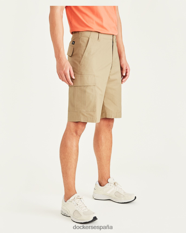 pantalones cortos cargo de 9", ajuste clásico hombres Dockers cosecha de oro - bronceado ropa 8F0406279