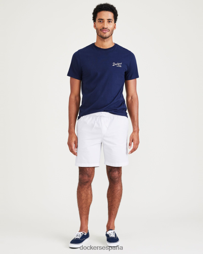 pantalones cortos de 8.5" definitivos hombres Dockers blanco brillante ropa 8F0406618