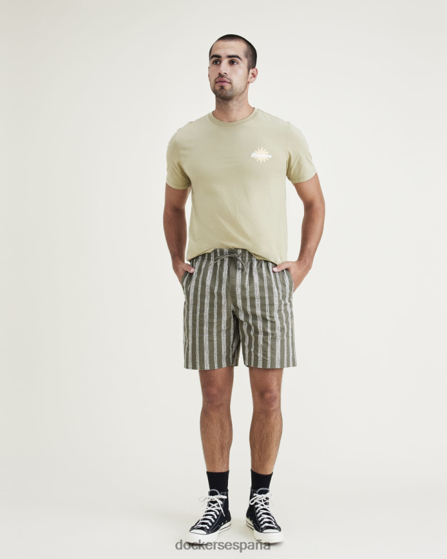 pantalones cortos de 8.5" definitivos hombres Dockers camuflaje - verde ropa 8F0406395