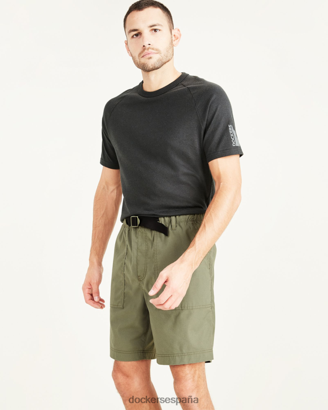 pantalones cortos de caminata recreativa hombres Dockers camuflaje - verde ropa 8F0406661
