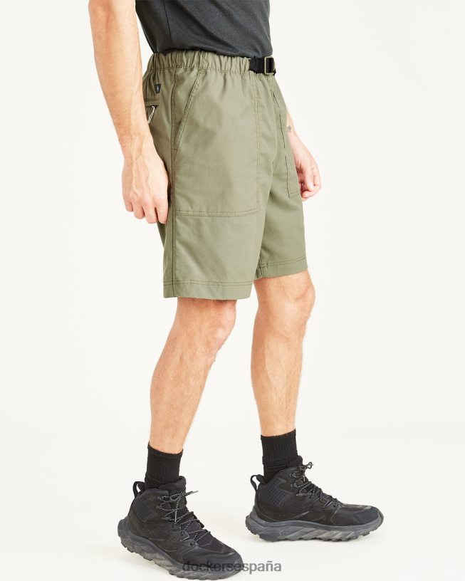 pantalones cortos de caminata recreativa hombres Dockers camuflaje - verde ropa 8F0406661