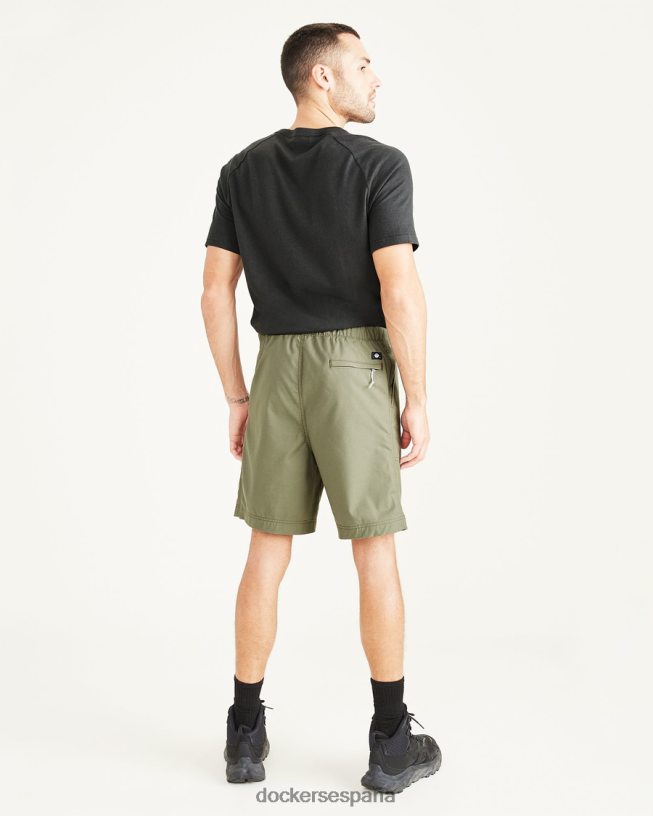 pantalones cortos de caminata recreativa hombres Dockers camuflaje - verde ropa 8F0406661