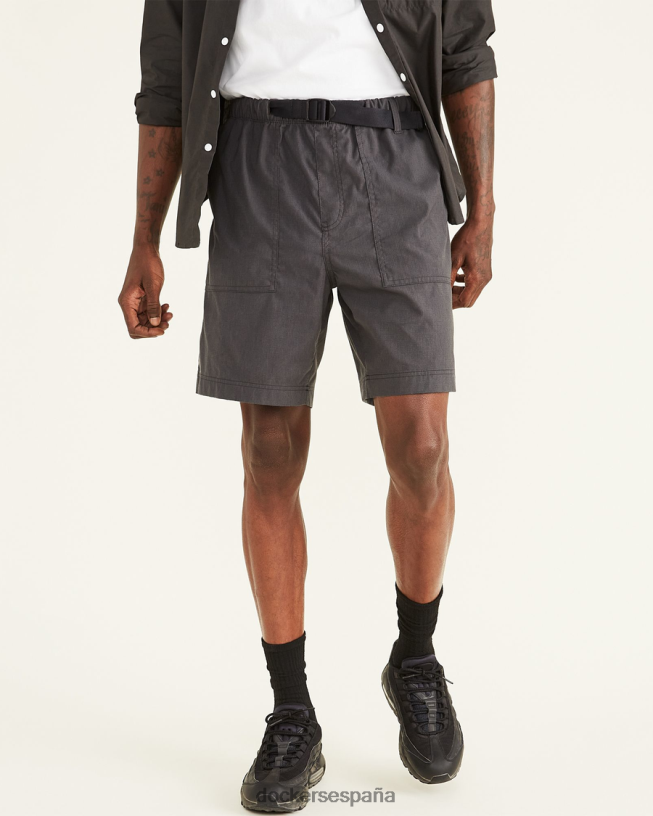 pantalones cortos de caminata recreativa hombres Dockers pirata negro ropa 8F0406660