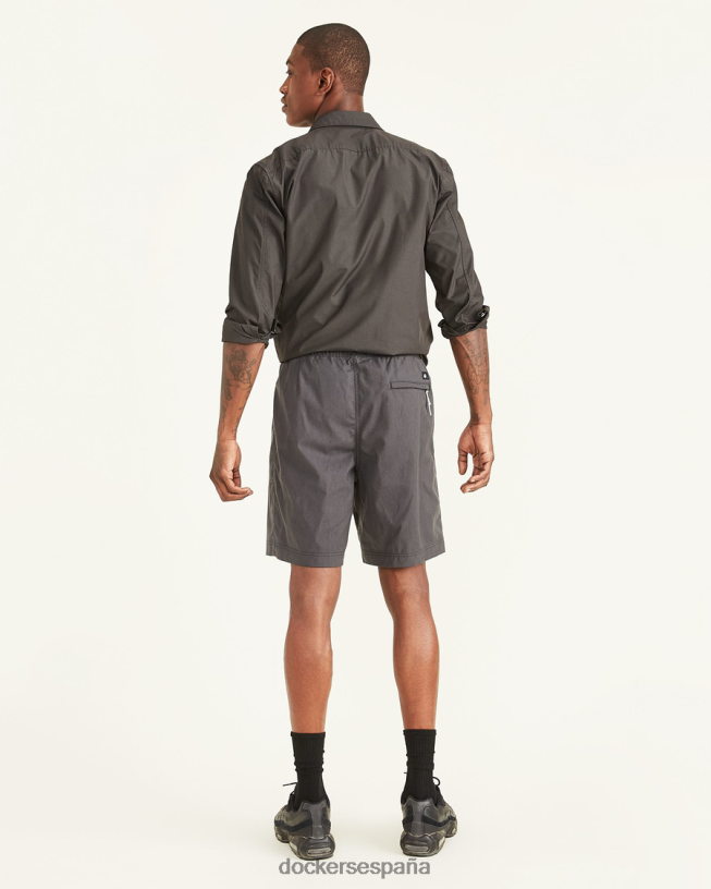 pantalones cortos de caminata recreativa hombres Dockers pirata negro ropa 8F0406660
