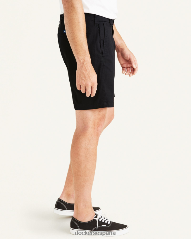 pantalones cortos definitivos de 9,5" (grandes y altos) hombres Dockers negro ropa 8F0406460