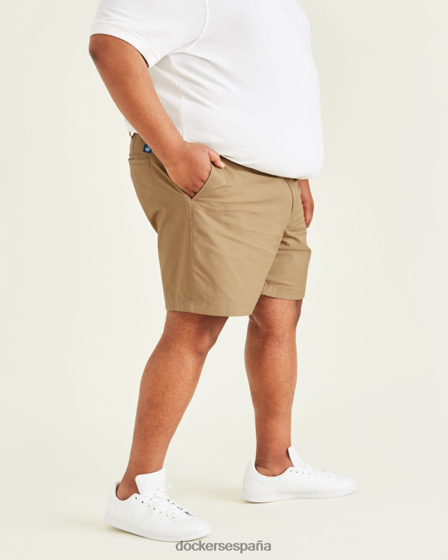 pantalones cortos definitivos de 9,5" (grandes y altos) hombres Dockers nuevo caqui británico ropa 8F0406880
