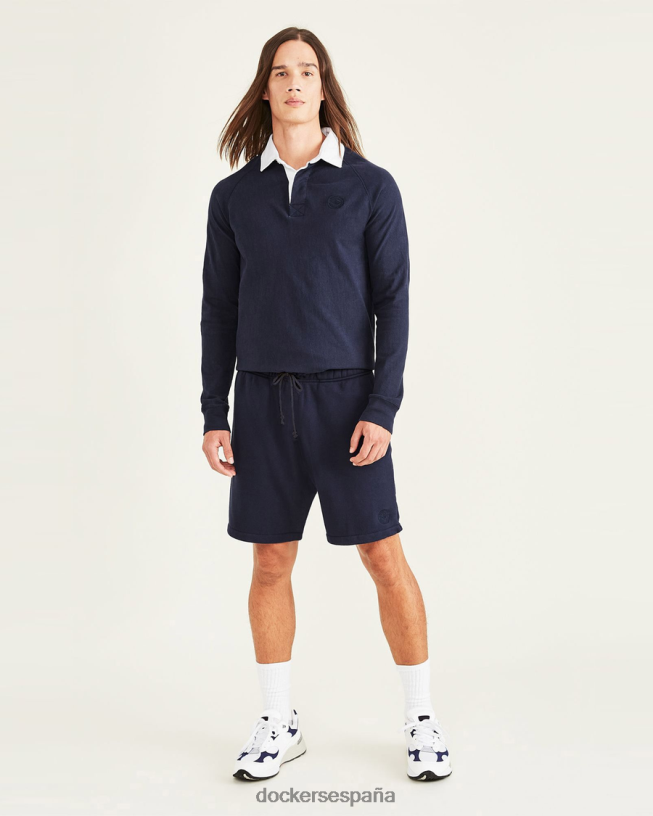 pantalones cortos deportivos hombres Dockers blazer azul marino - azul ropa 8F0406655