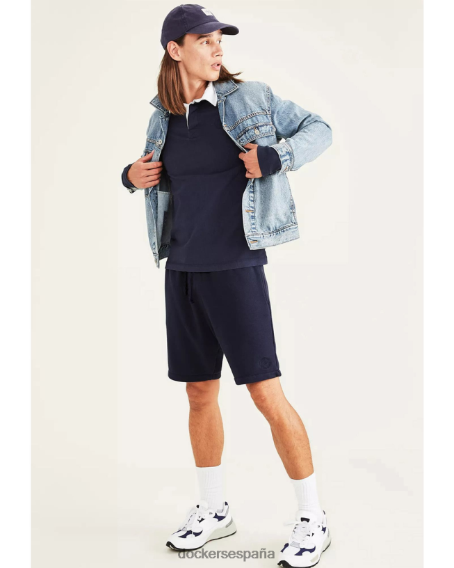 pantalones cortos deportivos hombres Dockers blazer azul marino - azul ropa 8F0406655
