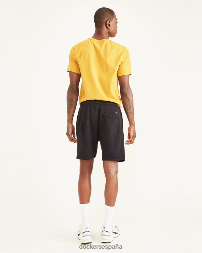 pantalones cortos deportivos hombres Dockers hermoso negro ropa 8F0406656